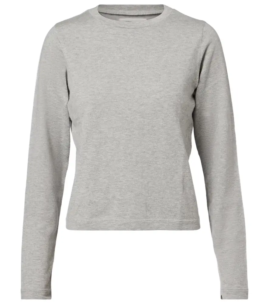 Extreme Cashmere N°451 Lisa cotton and cashmere top