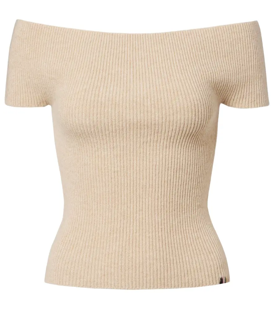 Extreme Cashmere N°381 Libra cashmere-blend top
