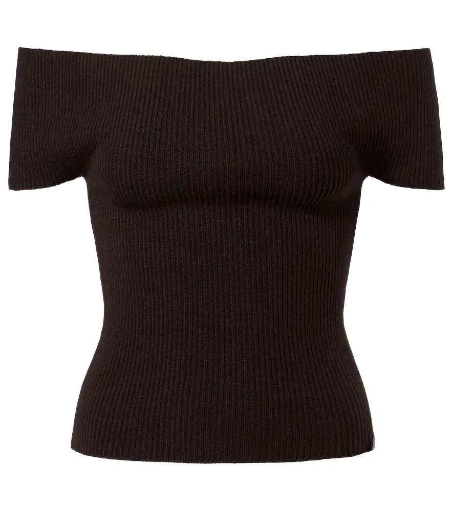 Extreme Cashmere N°381 Libra cashmere-blend top
