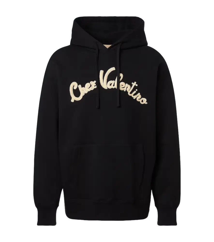 Valentino Chez  cotton jersey hoodie