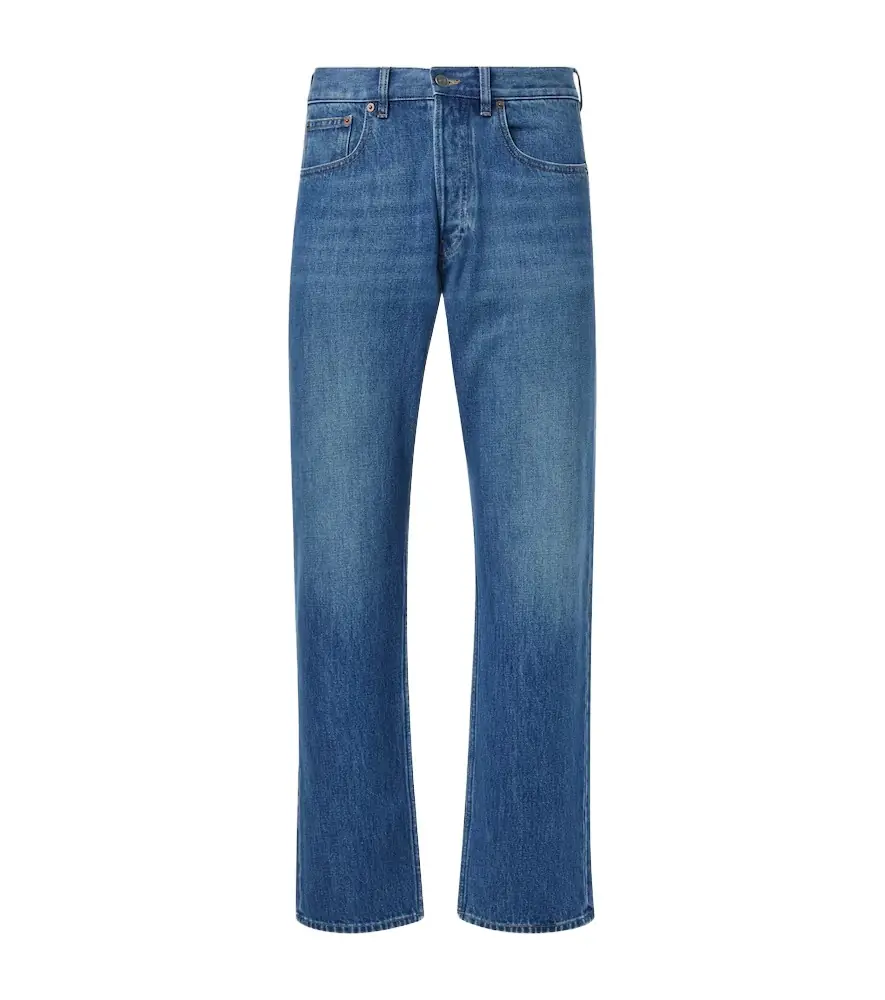 Valentino Mid-rise straight jeans