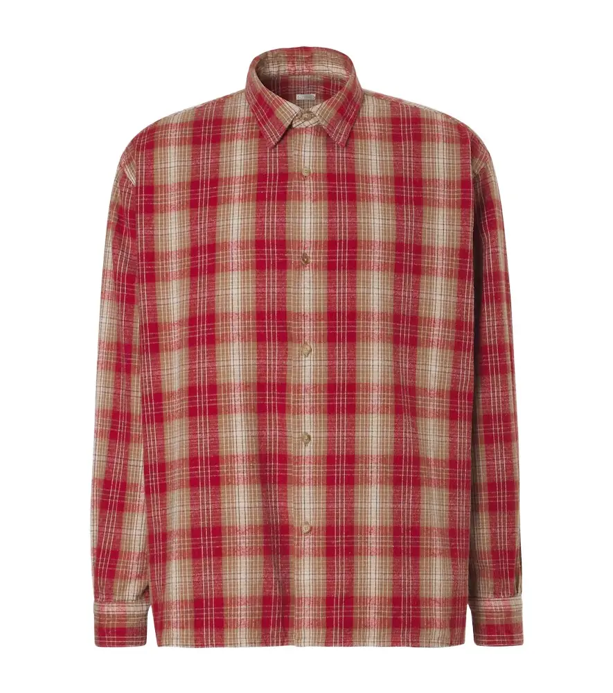 A.Presse A. Presse Vintage cotton and silk twill shirt
