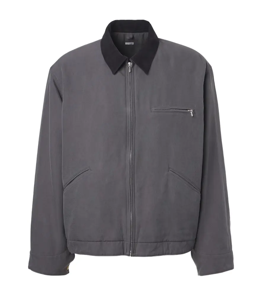 A.Presse A. Presse Vintage cotton and silk twill jacket