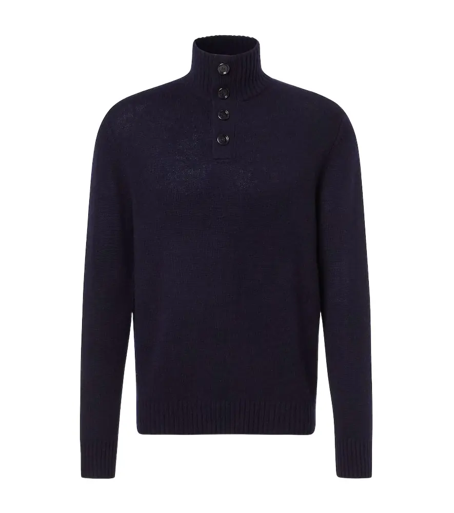 Allude Wool and cashmere turtleneck sweater
