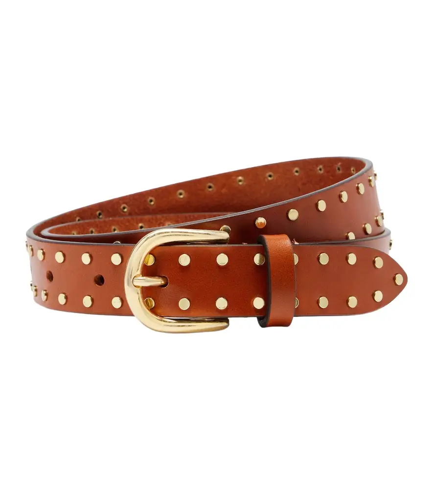 Isabel Marant Zap studded leather belt