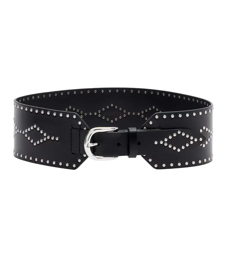 Isabel Marant Lucie studded leather belt