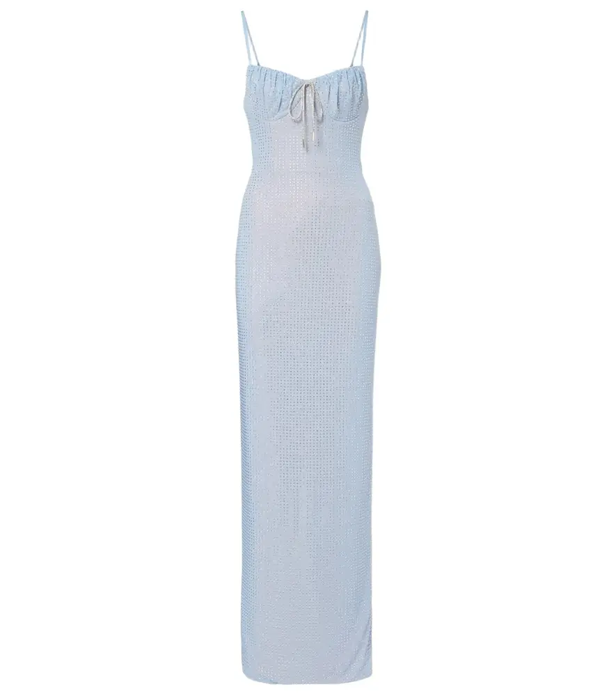 Area Crystal-embellished gown
