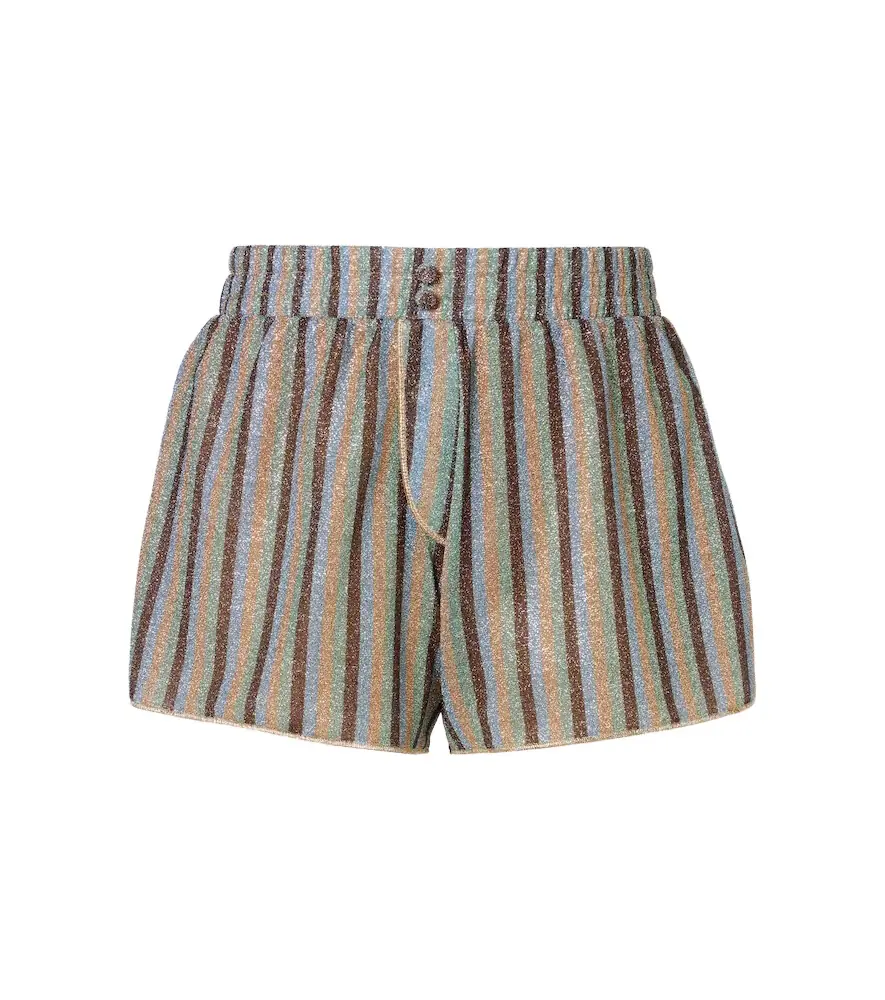 Oseree Oséree Lumière striped shorts