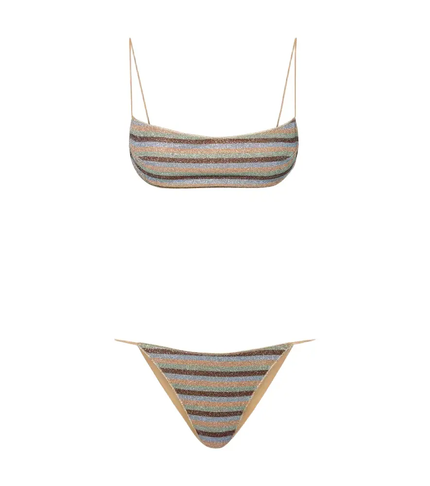 Oseree Oséree Lumière striped bikini
