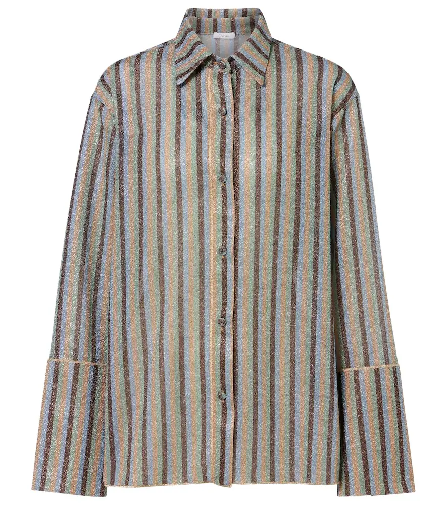 Oseree Oséree Lumière striped shirt