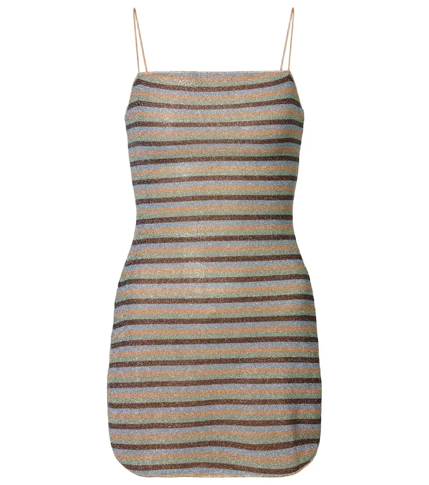 Oseree Oséree Lumière striped minidress