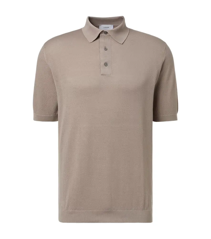 Lardini Cotton piqué polo shirt