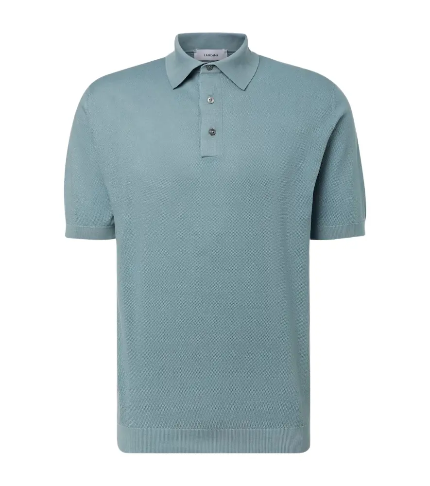 Lardini Cotton piqué polo shirt