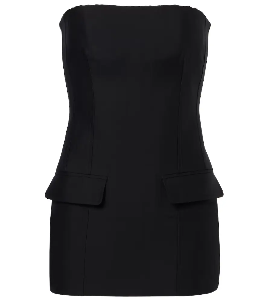 Toteme Wool and silk crêpe top