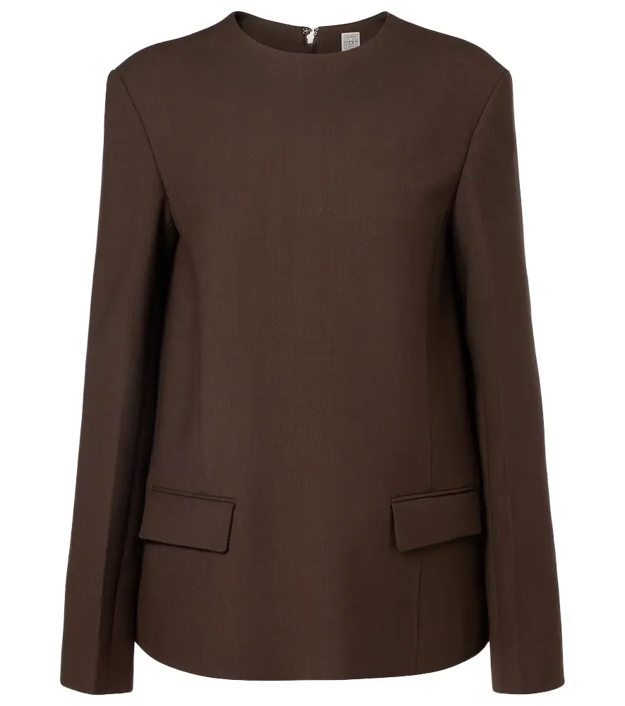 Toteme Pocket crêpe top