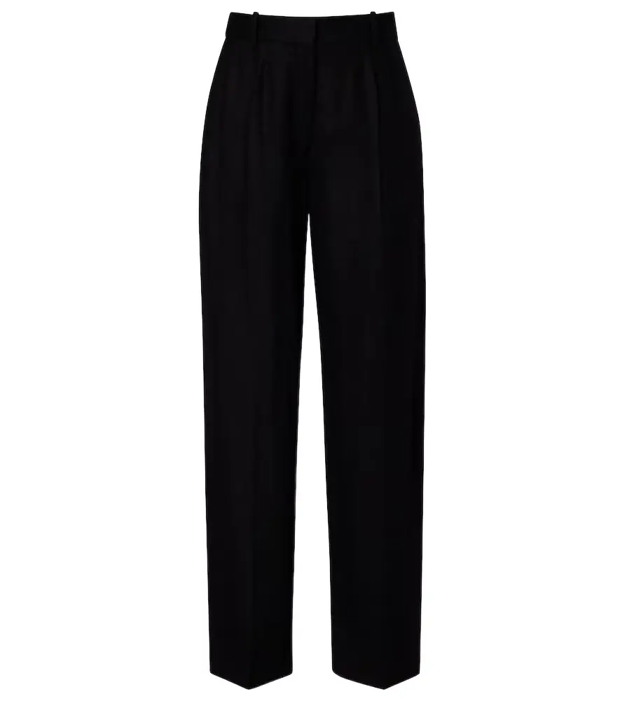 Toteme Flannel wide-leg pants