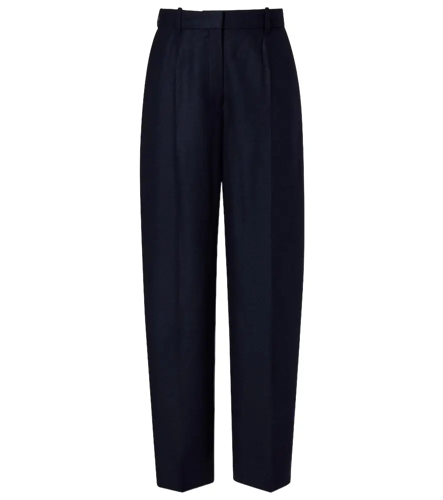 Toteme Flannel wide-leg pants