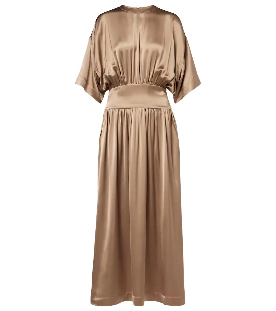 Toteme Satin midi dress