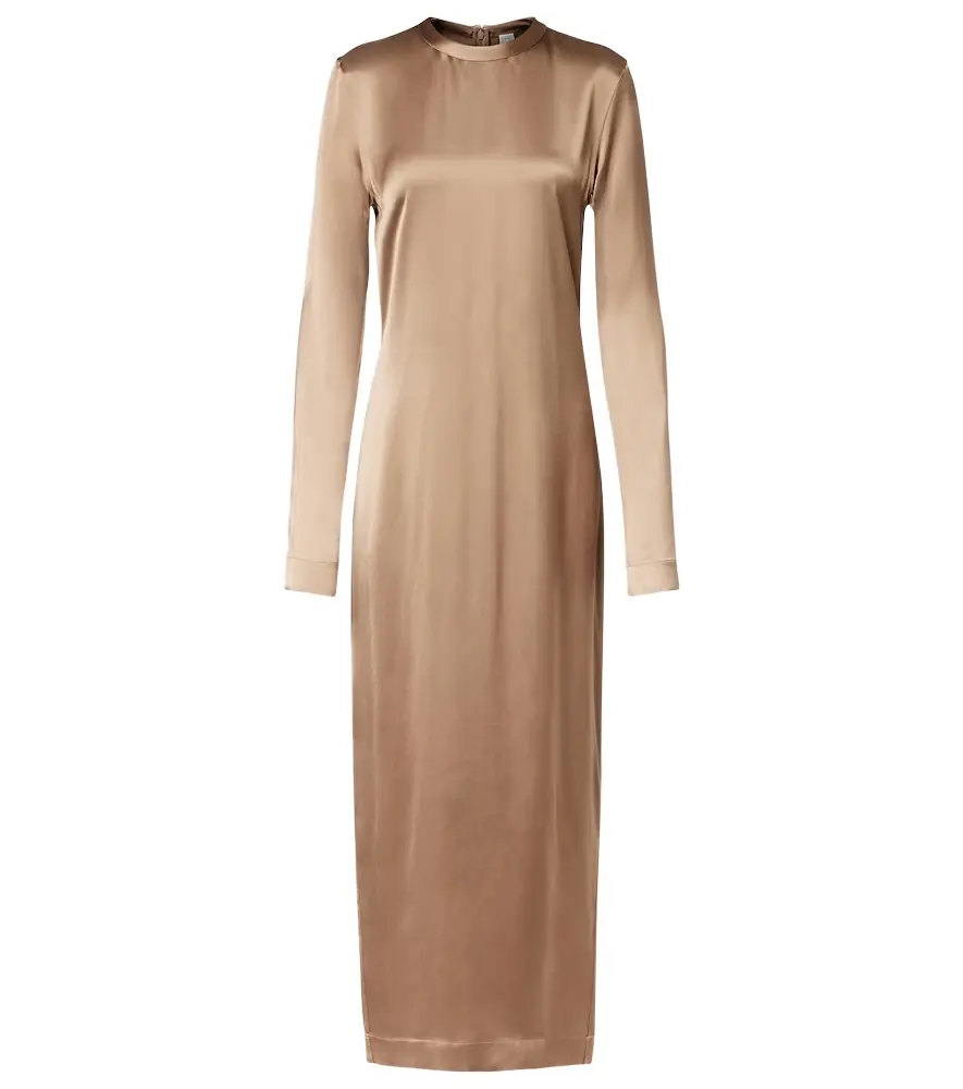 Toteme Satin maxi dress