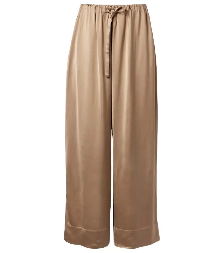Toteme Satin wide-leg pants