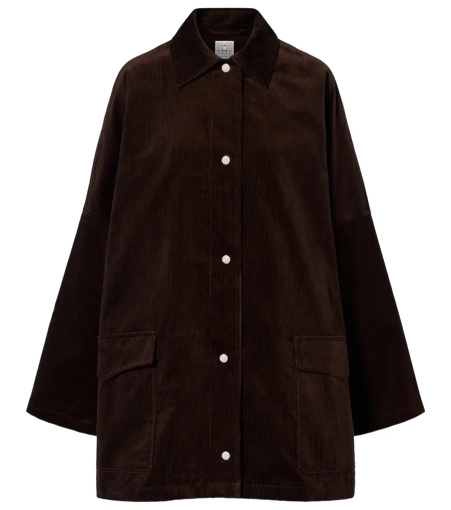 Toteme Cord cotton corduroy overshirt