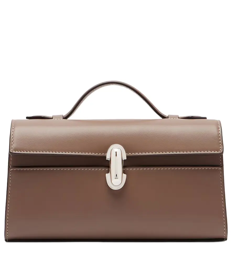 Savette Symmetry leather top-handle bag
