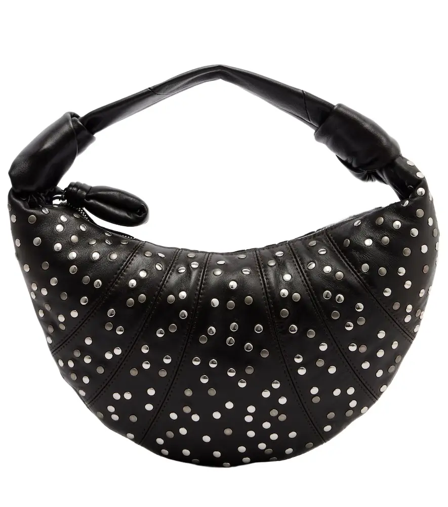 Lemaire Croissant Large leather shoulder bag