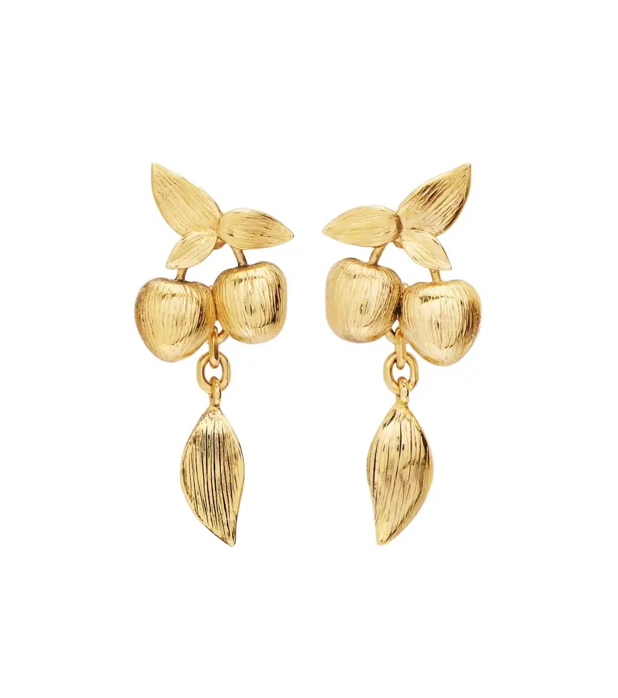 Saint Laurent Cherry drop earrings