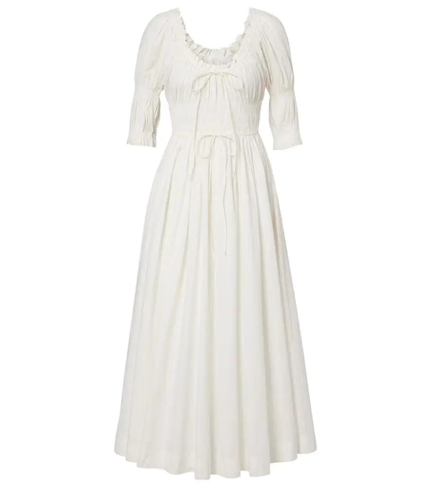white dress size 12 Off White Pleated Lace Sleeveless Mini Dress