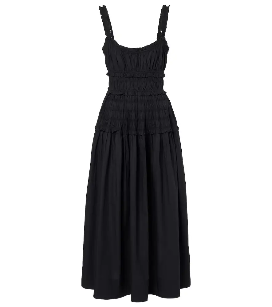 Doen Dôen Marianne cotton poplin midi dress