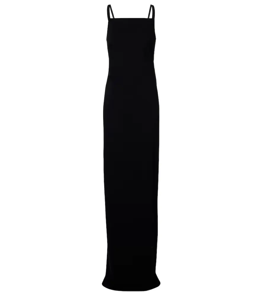 Rick Owens Temple layered cotton jersey maxi dress