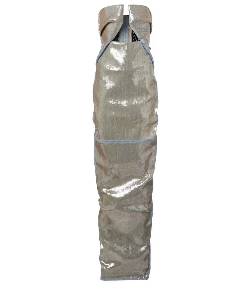 Rick Owens Prong sequined denim gown