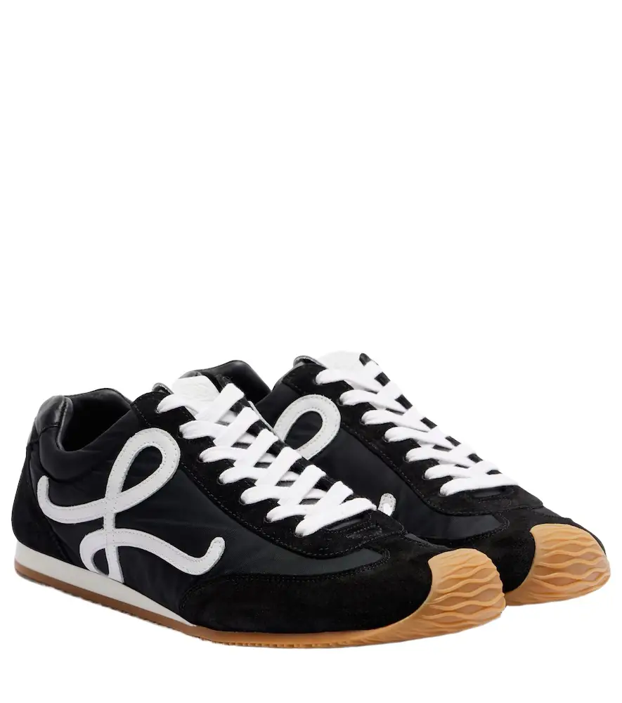 Loewe Ballet Runner 2.0 suede-trimmed sneakers