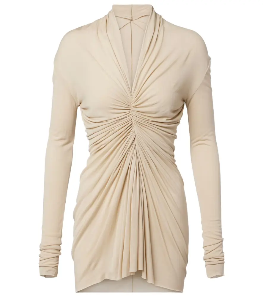Rick Owens Radiance gathered top