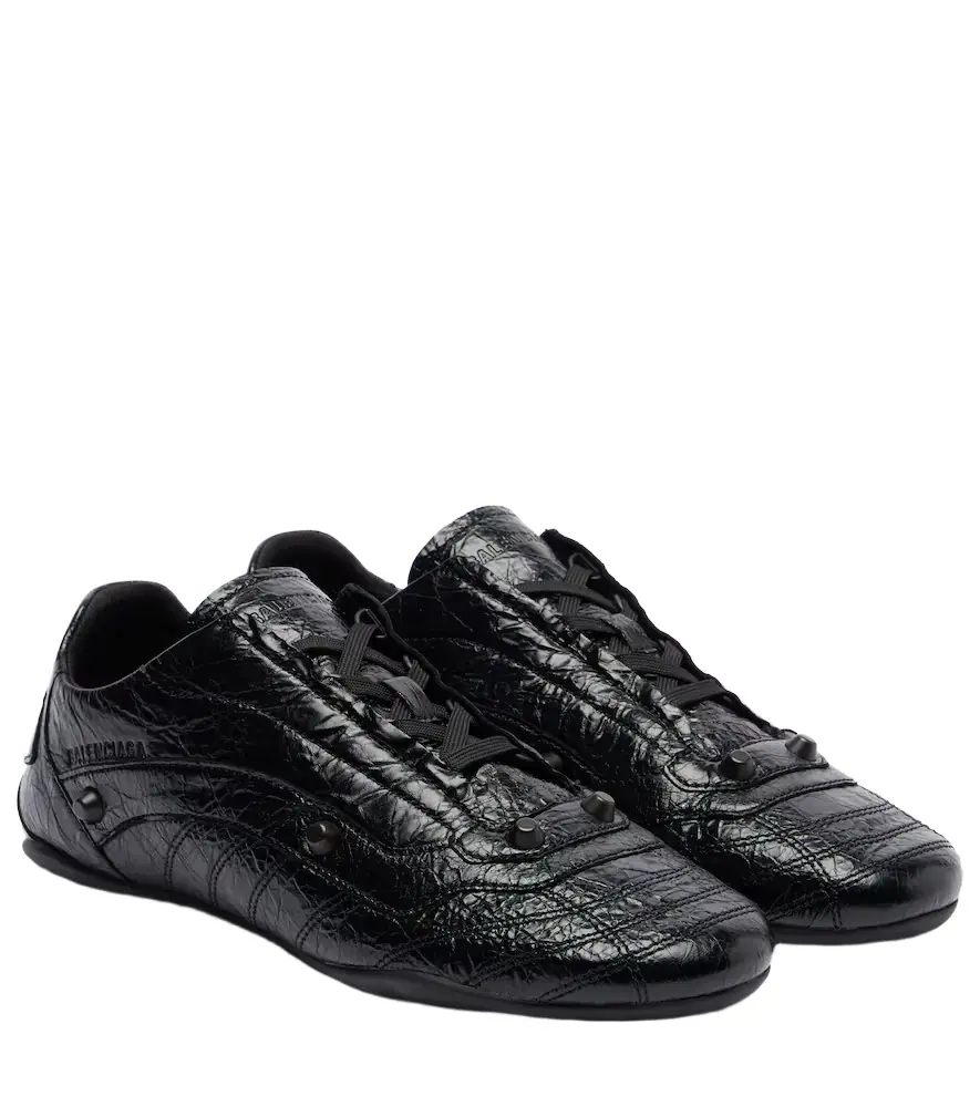 Balenciaga City leather sneakers