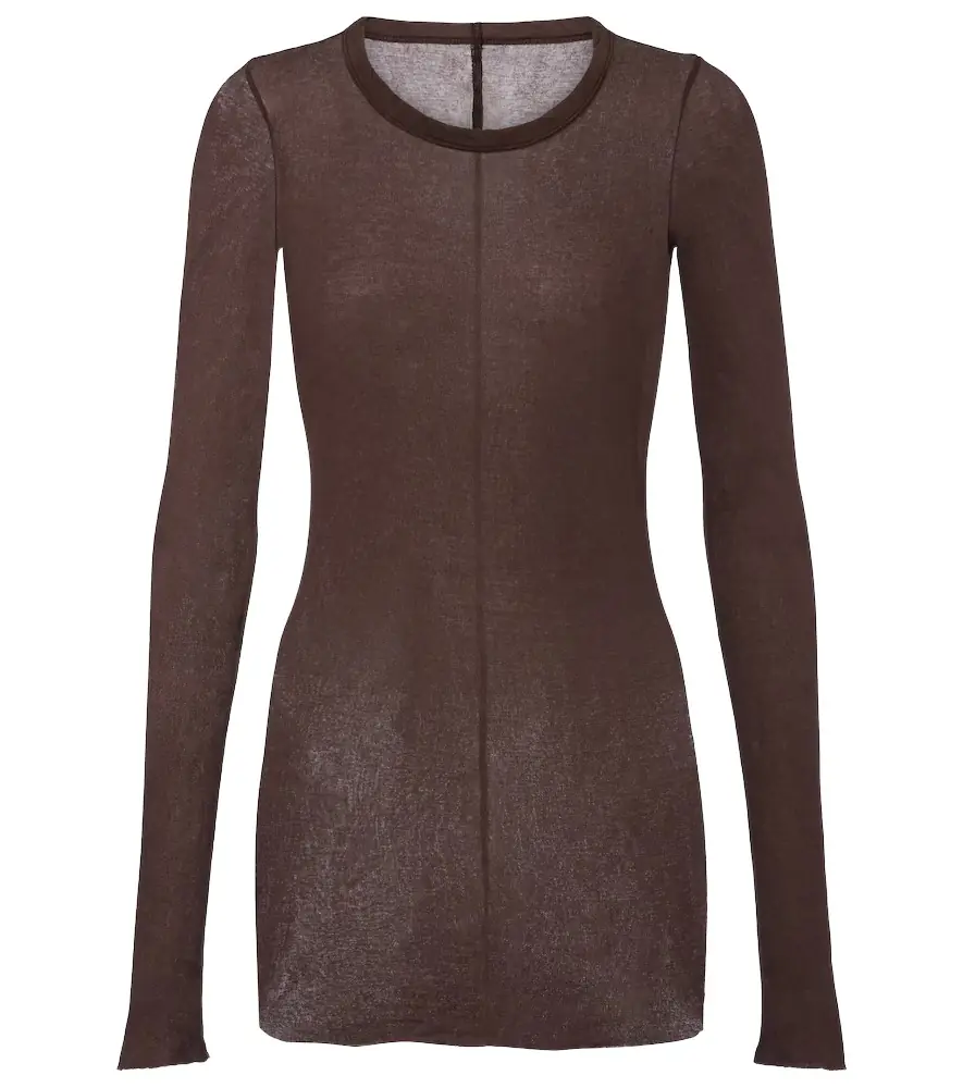 Rick Owens Cotton jersey top