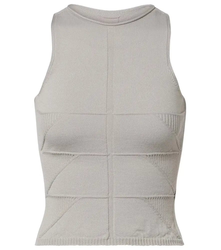 Rick Owens Temple virgin wool tank top