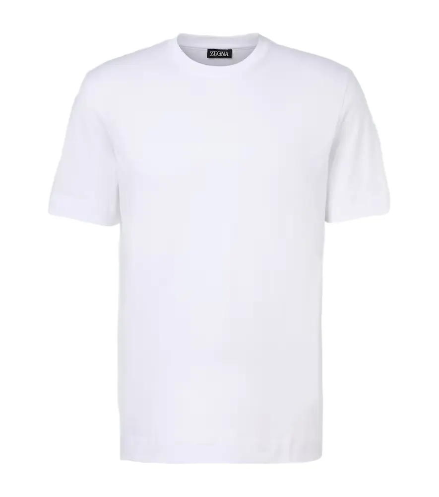Zegna Logo cotton jersey T-shirt