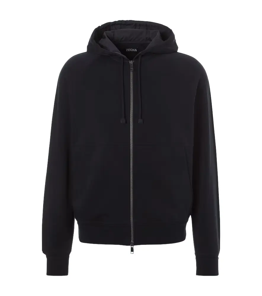 Zegna Cotton-blend hoodie