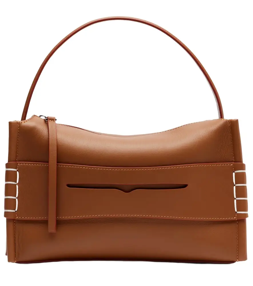 JW Anderson Loafer leather top-handle bag
