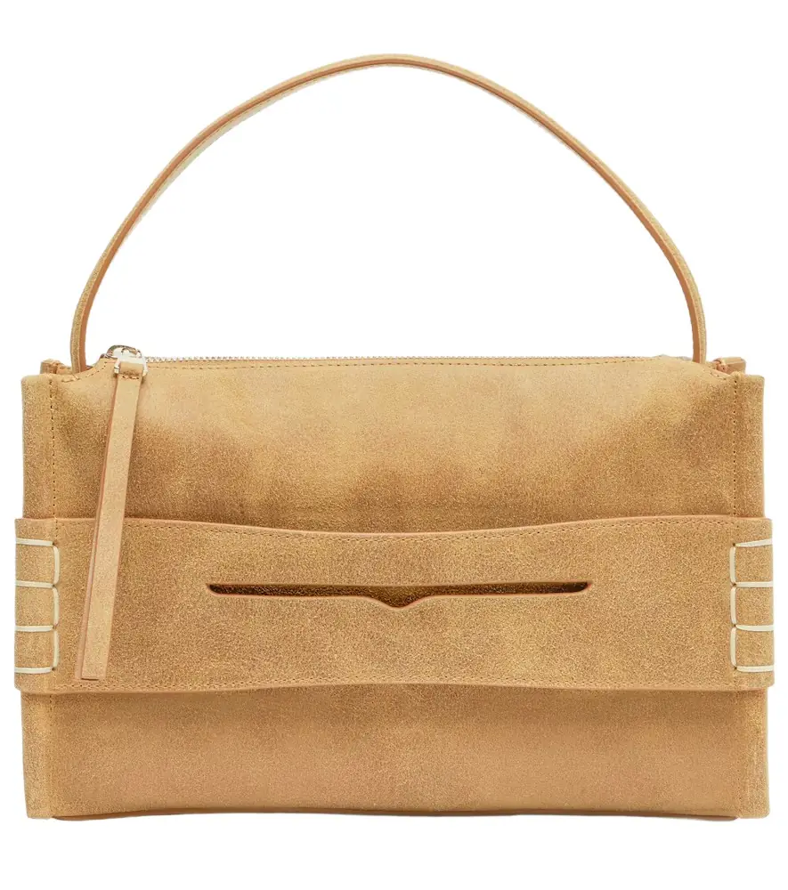 JW Anderson Loafer Small suede shoulder bag