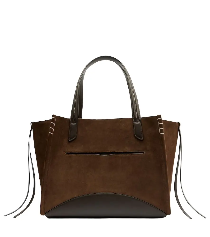 JW Anderson Loafer Cabas Large suede tote bag