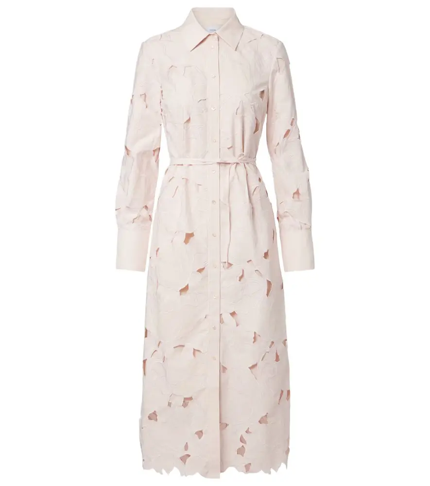 Erdem Guipure lace shirt dress