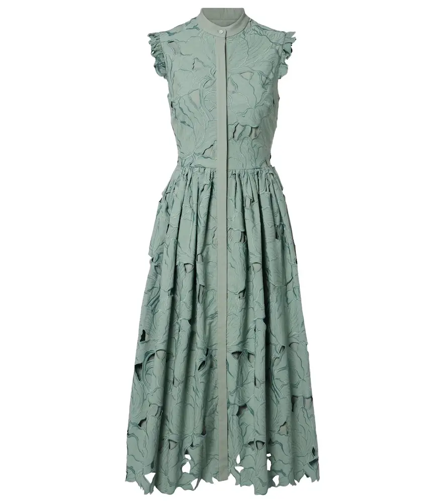 Erdem Guipure lace shirt dress