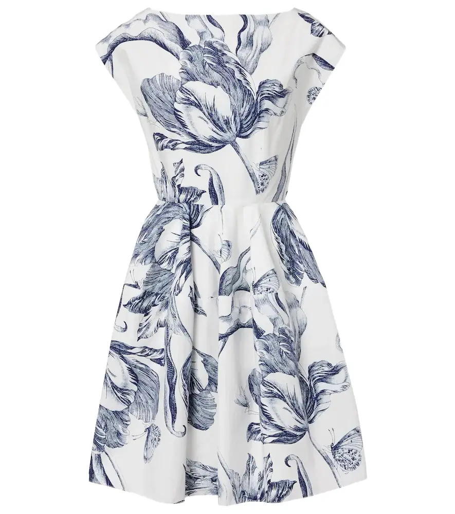 Erdem Floral cotton minidress