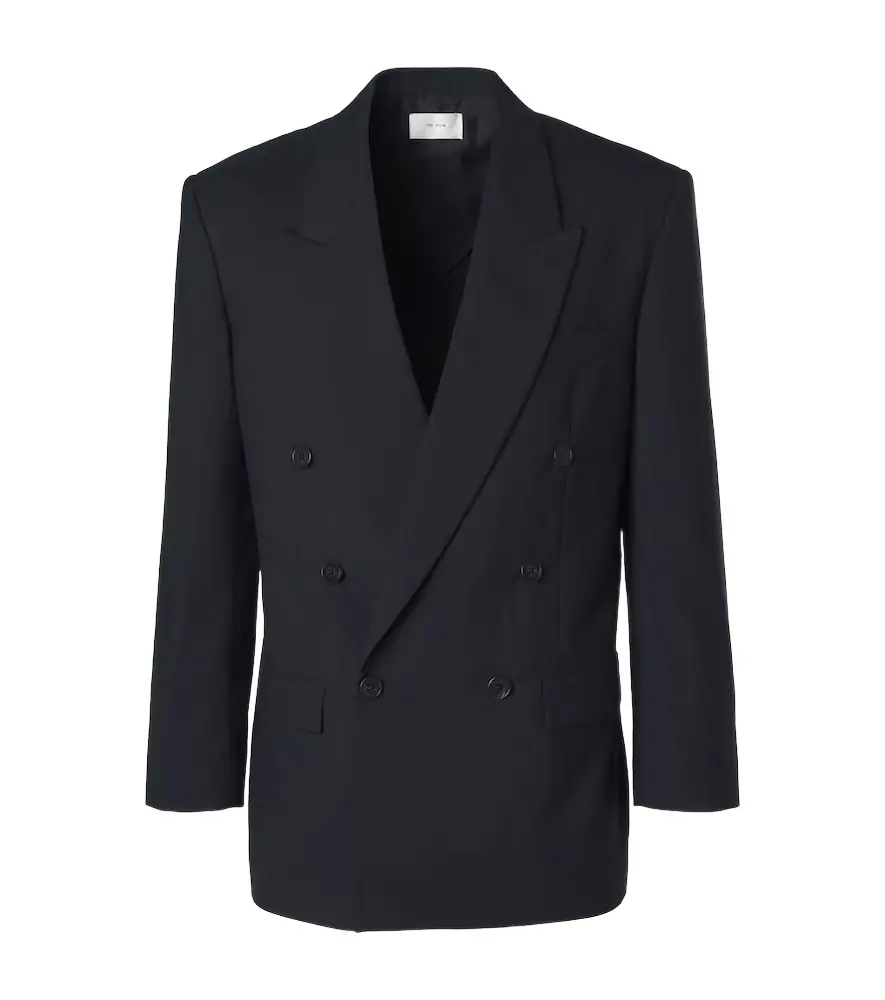 The Row Mazzy double-breasted wool blazer