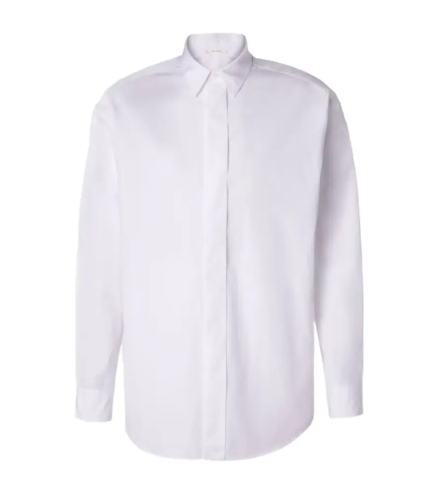 The Row Nilo cotton poplin shirt