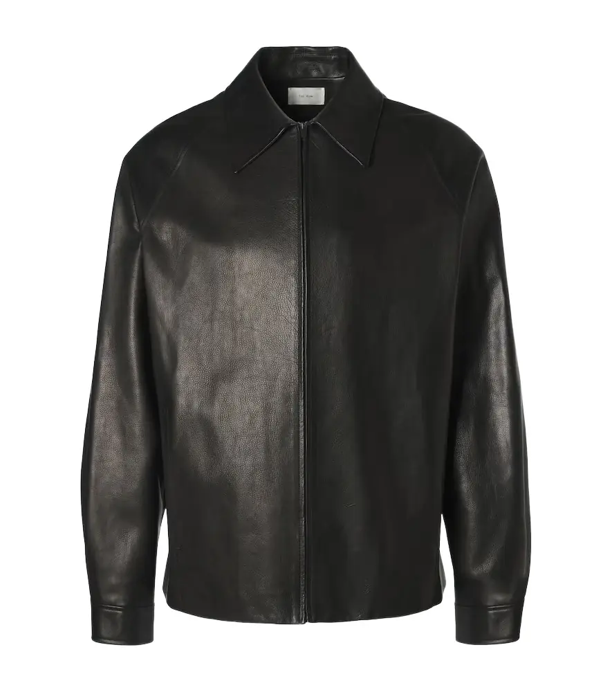The Row Mount leather jacket