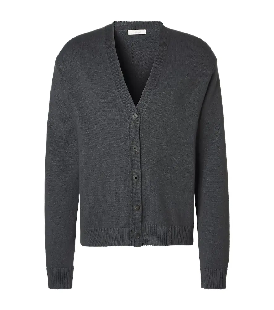 The Row Dine cashmere and linen cardigan