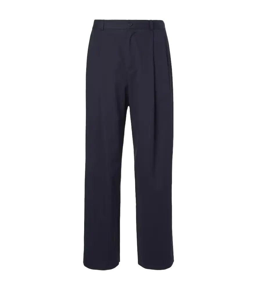 The Row Tibor gabardine wide-leg pants